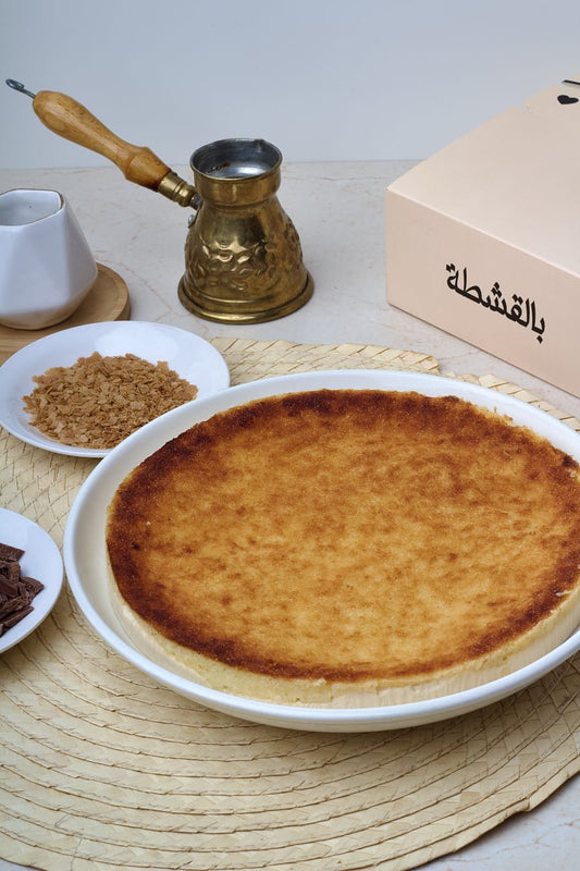 بسبوسة بالقشطة